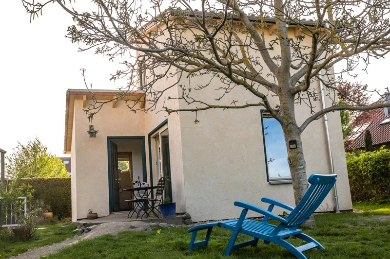 Au&szlig;enansicht Garten und Terrasse