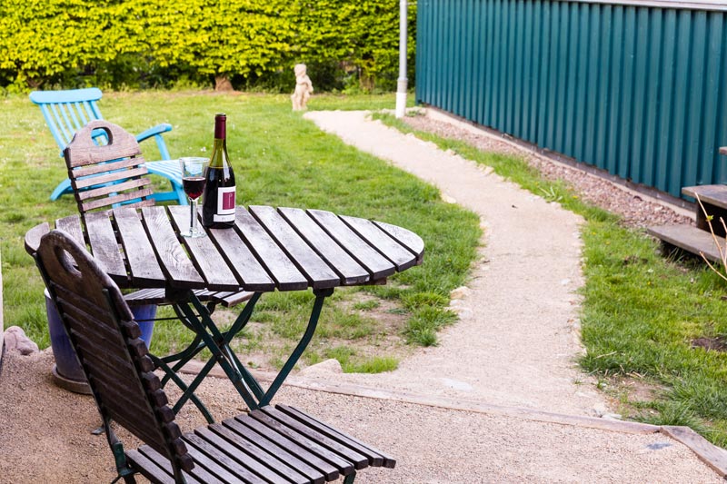 Terrasse und Garten